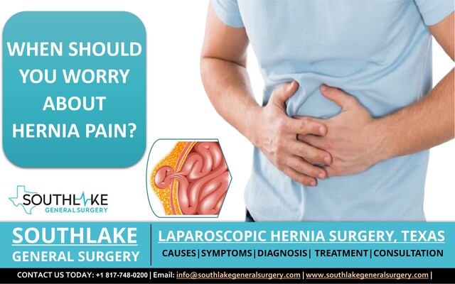 When should you worry about hernia pain