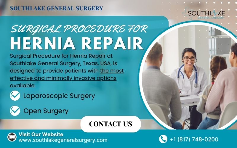 Dr. Valeria Simone consulting with a patient about hernia repair surgery at Southlake General Surgery, Texas.